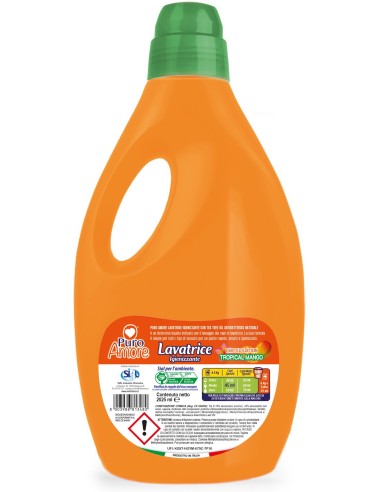 Puro Amore Detersivo Liquido Lavatrice 45 Lavaggi 2025ml - Mango